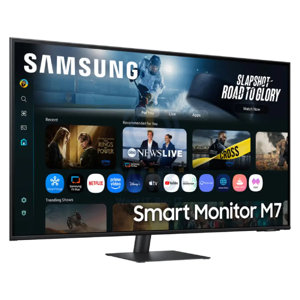 Samsung 43’’ Smart Monitor M7 M70F - 43.0’’ 4K UHD / 4ms / 60Hz / Wi-Fi / Bluetooth / HDMI 2.0/USB-C - Smart Monitor