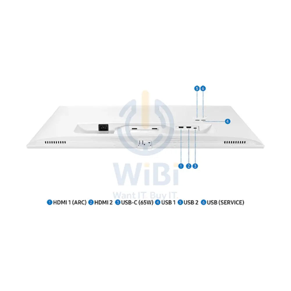 سامسونج 4K 4K UHD M70D LS32DM703UMXUEشاشة - 32.0 بوصة 4K UHD / 4 مللي ثانية / إتش دي إم أي / يو اس بي / بلوتوث v5.2 / أبيض - شاشة