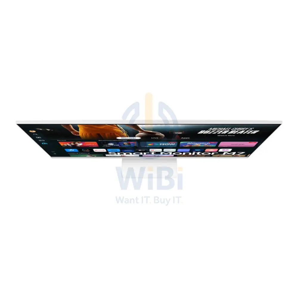 سامسونج 4K 4K UHD M70D LS32DM703UMXUEشاشة - 32.0 بوصة 4K UHD / 4 مللي ثانية / إتش دي إم أي / يو اس بي / بلوتوث v5.2 / أبيض - شاشة