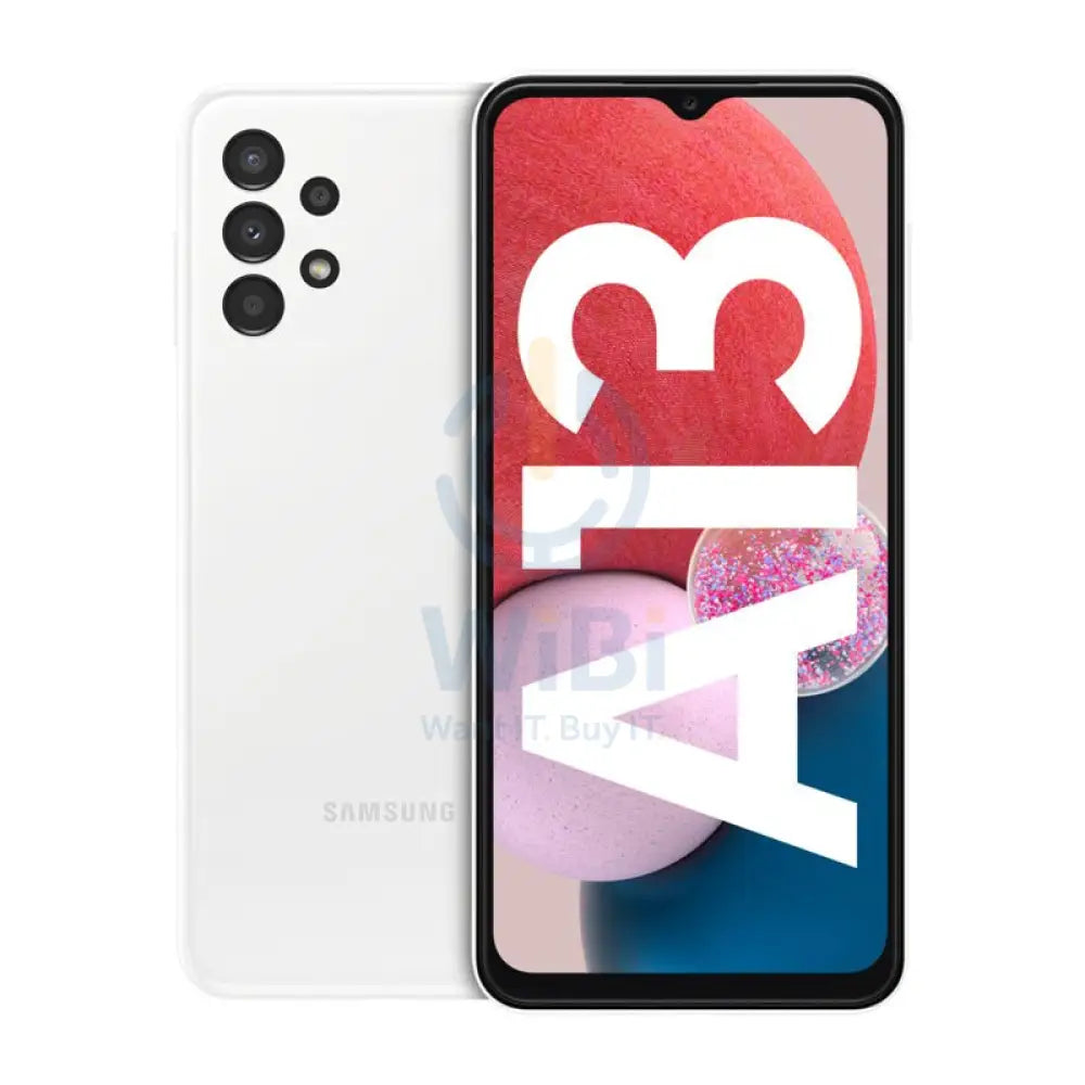 سامسونج جالكسي A13 - 128 جيجابايت / 6.6" كاملة الوضوح+ / واي-فاي / 4G / أبيض - هاتف