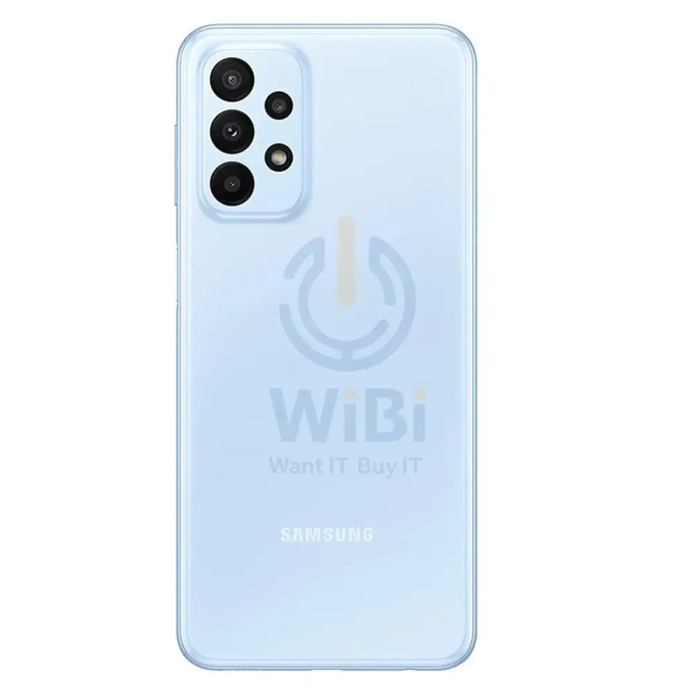 سامسونج جالكسي A23 - 64 جيجابايت / 4 جيجابايت / 6.6" FHD+ / 4جي / واي-فاي / أزرق - هاتف