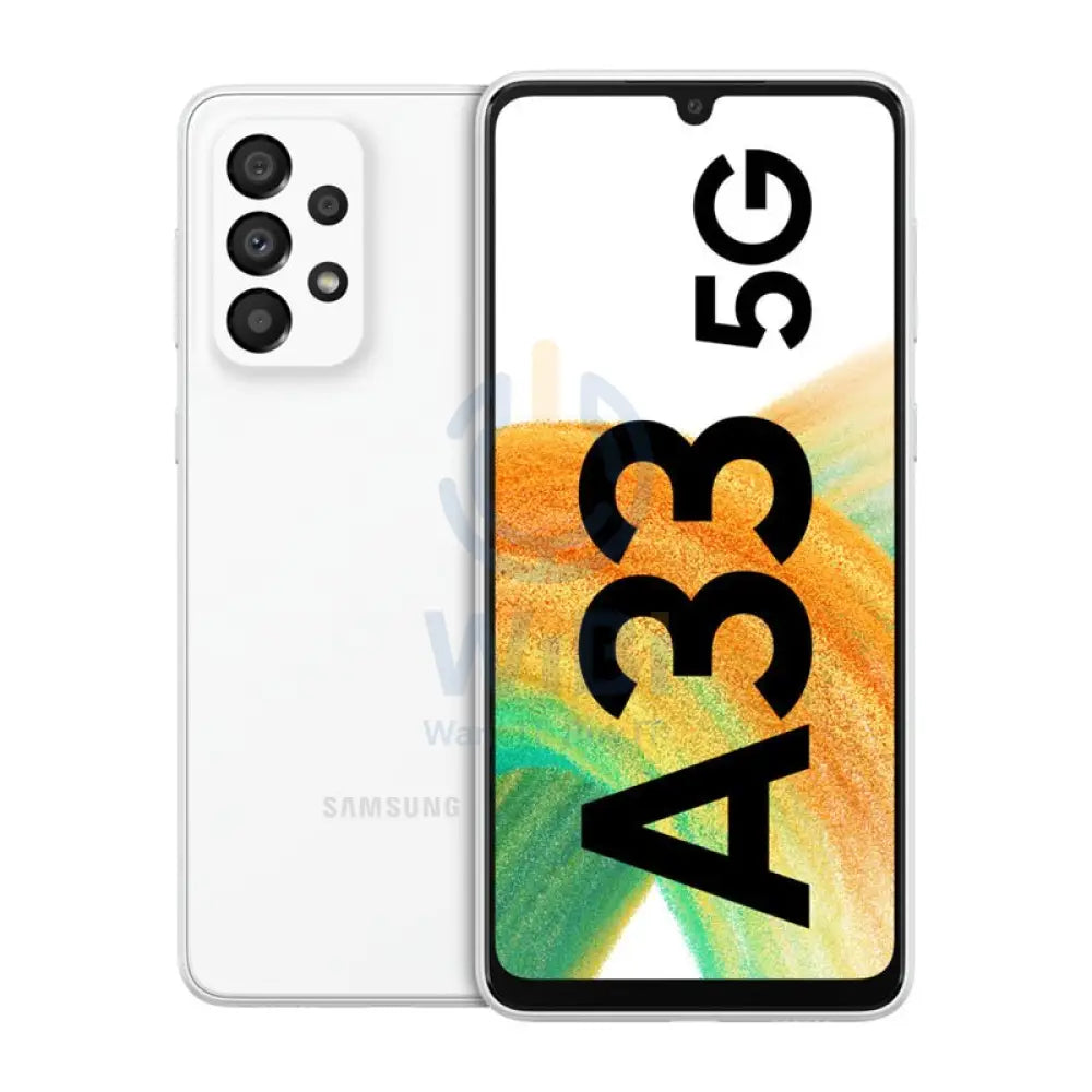 Samsung Galaxy A33 - 128GB / 6.4" FHD+ / Wi-Fi / 5G / Awesome White - Mobile