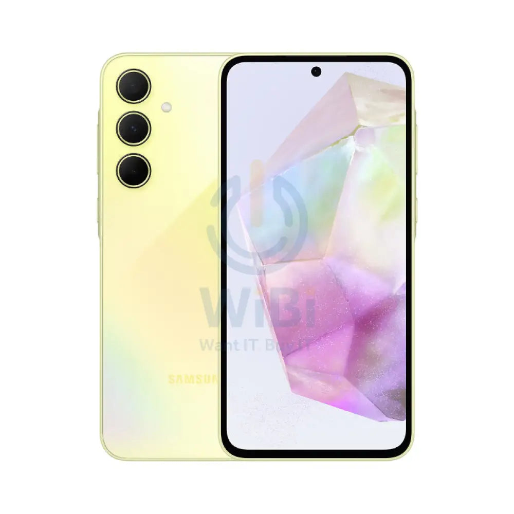 سامسونج جالكسي A35 - 256 جيجابايت / 8 جيجابايت رام / 6.6’’ Super AMOLED / واي-فاي / 5جي / Awesome Lemon - هاتف هواتف & تابلت >