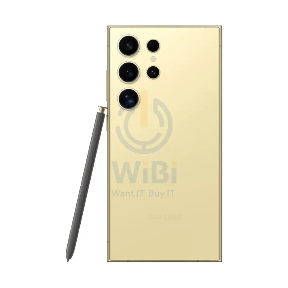 سامسونج جالكسي S24 ألترا - 512 جيجابايت S24 ألترا - 512 جيجابايت / 6.8 بوصة رباعية الدقة + / واي-فاي 5جي / 5جي أصفر - هاتف هواتف تابلت