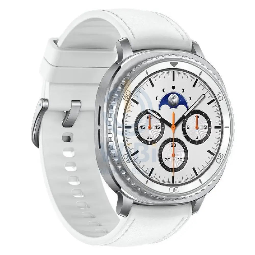 Samsung Galaxy Watch8 Classic - AMOLED / 64GB / 46mm / Bluetooth / Wi-Fi / White Smart Watches
