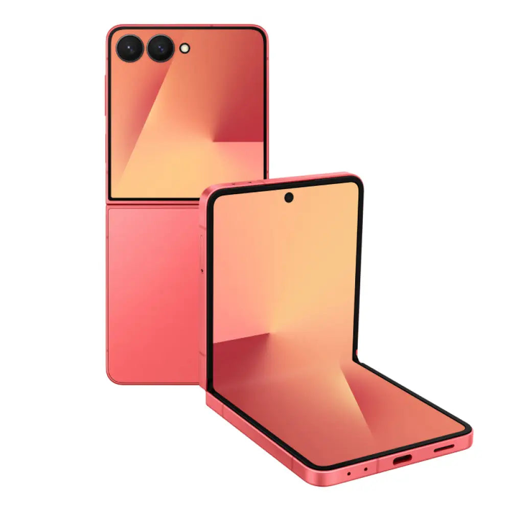 Pre-order Samsung Galaxy Z Flip7 - 12GB RAM / 512GB / Coralred / 5G / 6.9’’ FHD + Mobiles & Tablets > Mobiles