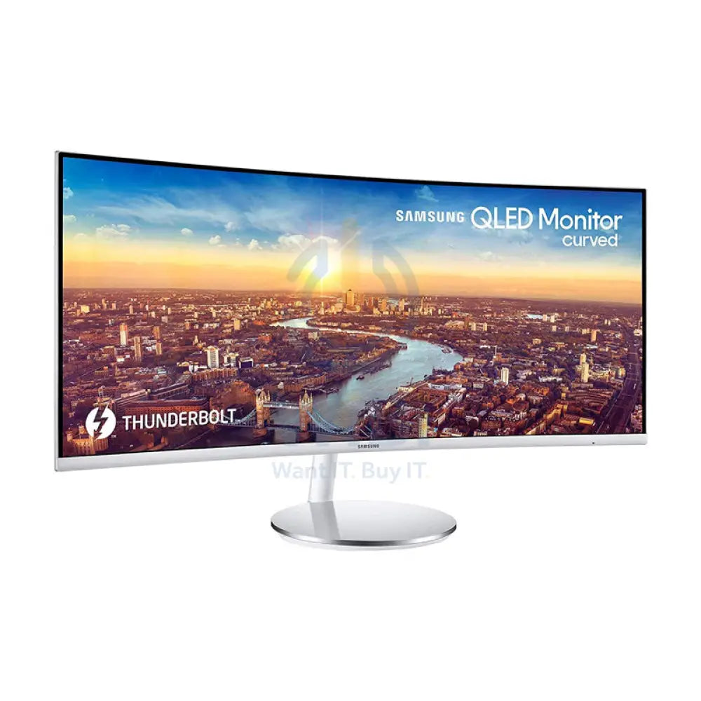 Samsung LC34J791WTMXUE Curved Monitor - 34.0’’ QHD/ 4ms / HDMI / DisplayPort / USB / Black - Monitor Monitors &