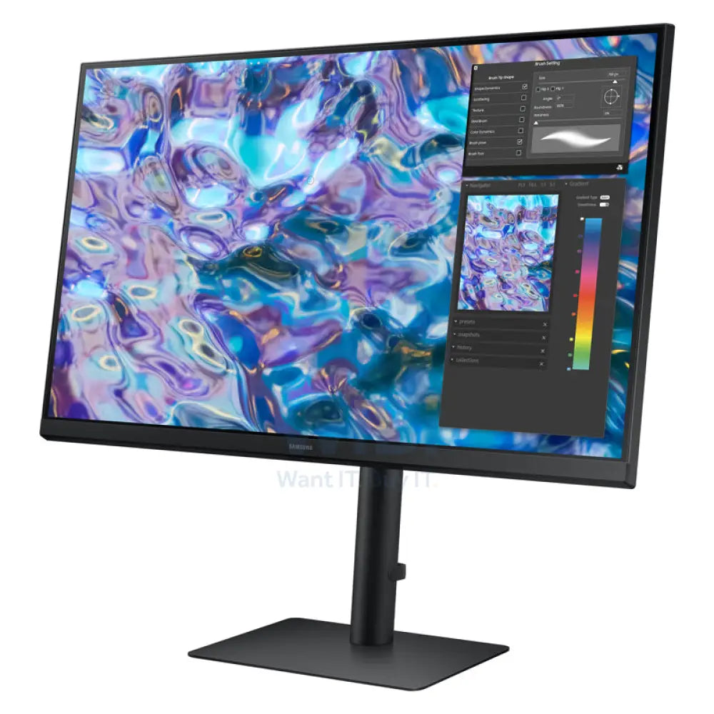 سامسونج LS27B610EQMXUE LS27B610EQMXUE ViewFinity S61B شاشة عرض S61B - 27.0 بوصة IPS QHD / 5 مللي ثانية / إتش دي إم أي / منفذ العرض أسود / شاشة شاشات و