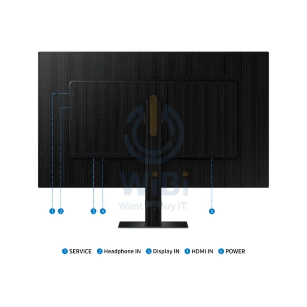 سامسونج LS27D706EAMXUE S70D UHD ذكي شاشة - 27.0 بوصة 4K / 5 مللي ثانية / إتش دي إم أي / شاشة منفذ أسود / شاشة شاشات و