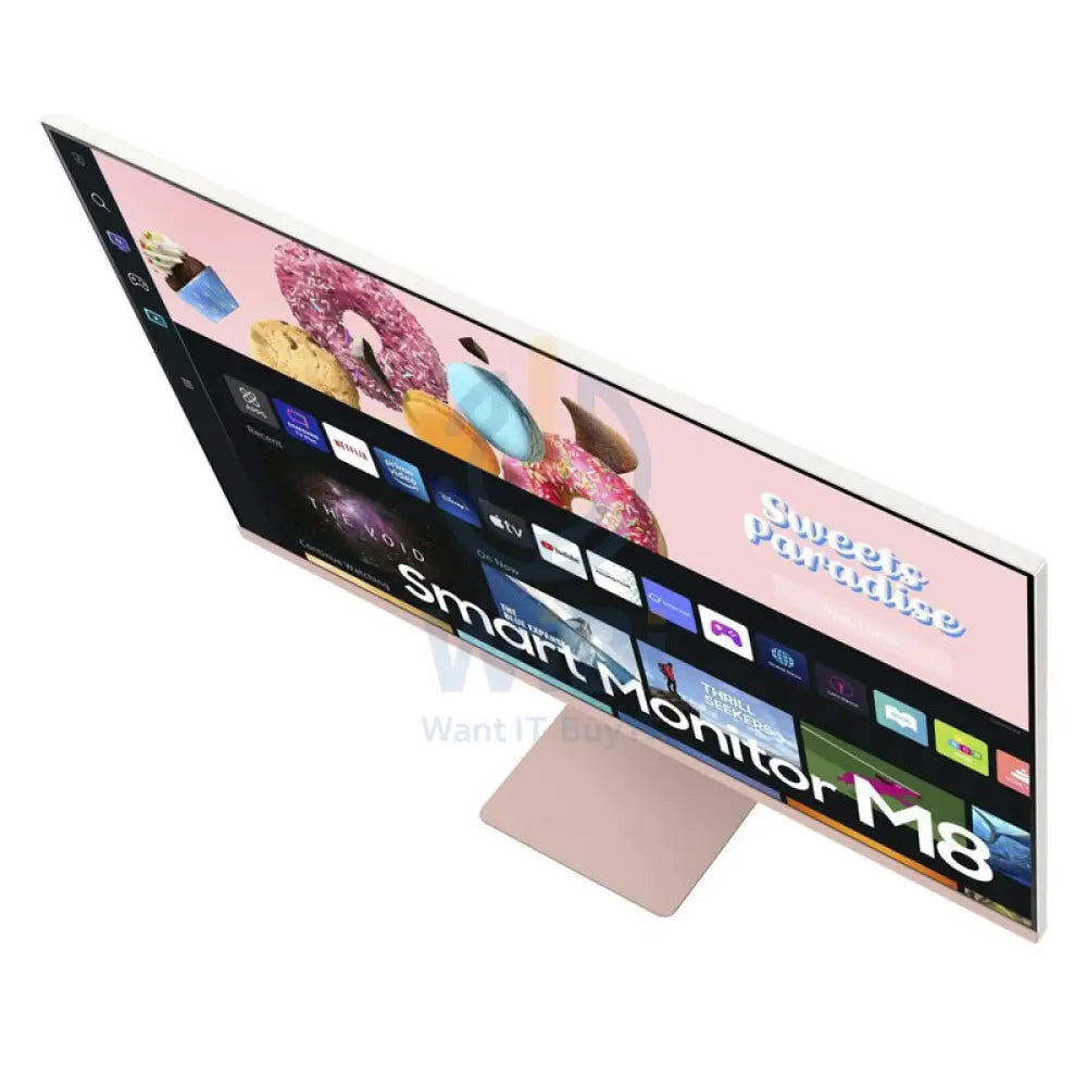 Samsung LS32BM80PUMXUE M8 Smart Monitor - 32.0’’ VA 4K UHD / 4ms / USB-C / Micro-HDMI / Wi-Fi / Bluetooth / Pink