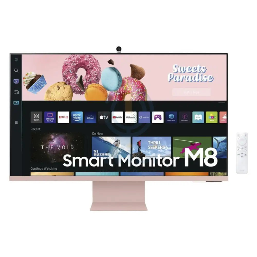 Samsung LS32BM80PUMXUE M8 Smart Monitor - 32.0’’ VA 4K UHD / 4ms / USB-C / Micro-HDMI / Wi-Fi / Bluetooth / Pink