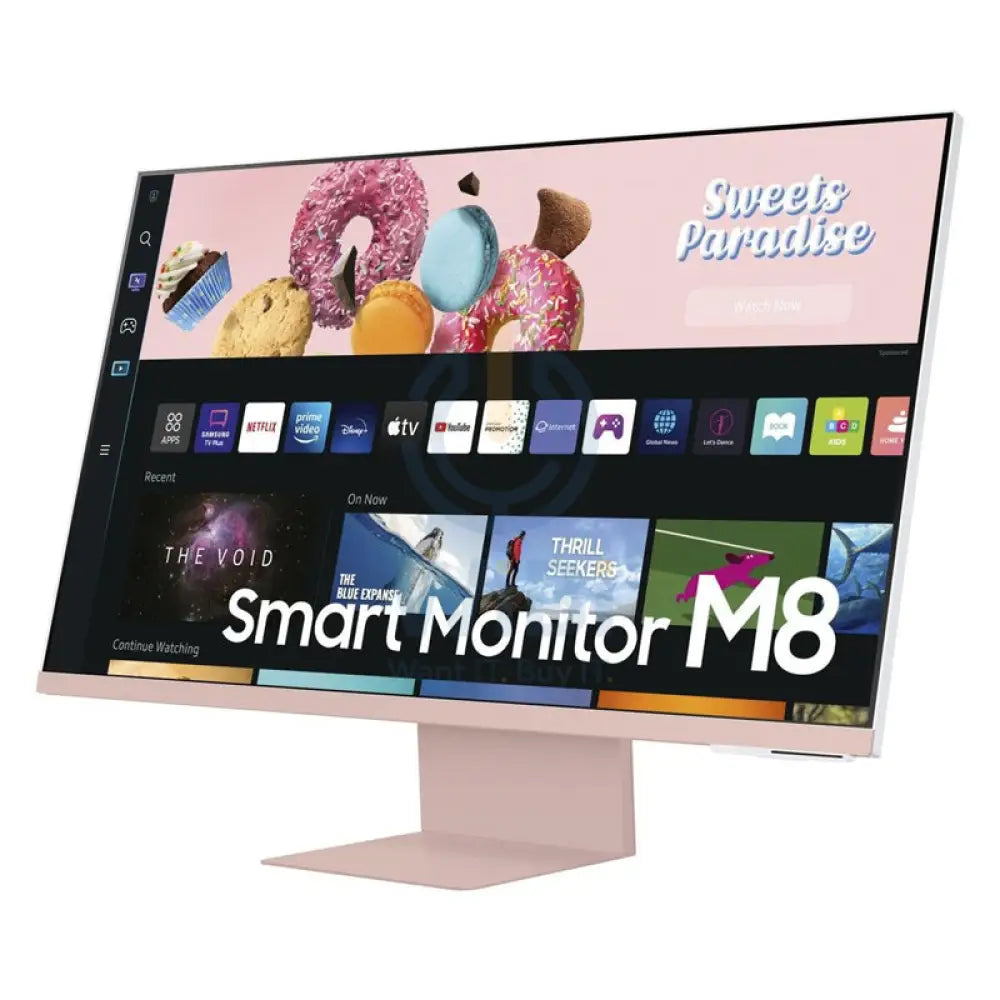 Samsung LS32BM80PUMXUE M8 Smart Monitor - 32.0’’ VA 4K UHD / 4ms / USB-C / Micro-HDMI / Wi-Fi / Bluetooth / Pink