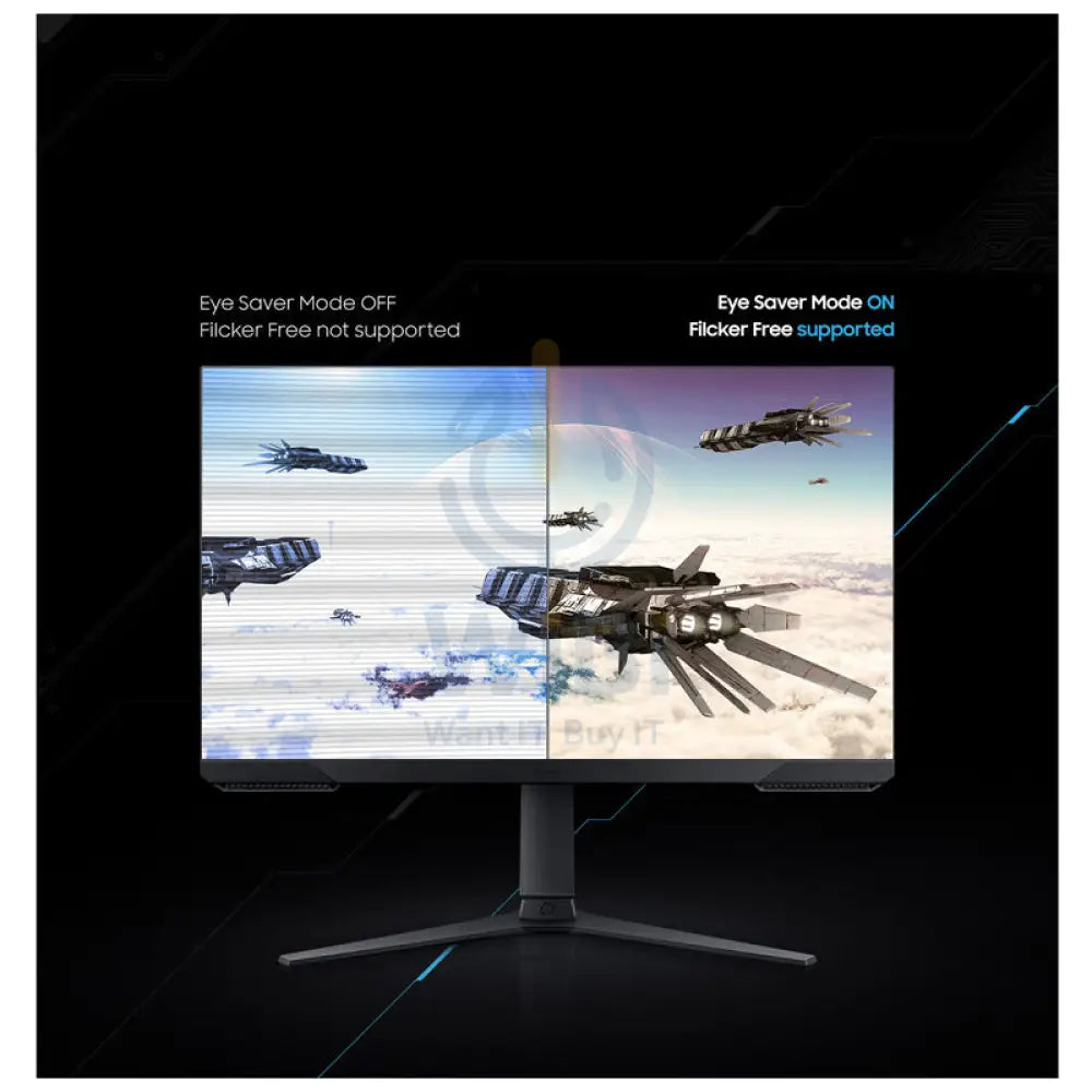 سامسونج أوديسي G3 LS27AG300NMXUE الألعاب شاشة - 27.0 بوصة VA FHD / 1 مللي ثانية / إتش دي إم أي / منفذ العرض أسود - شاشة شاشات