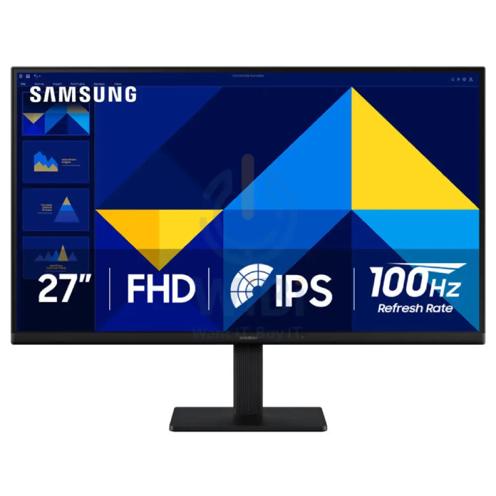 Samsung S3 S30GD LS27D300GAM Essential Monitor - 27.0’’ FHD / 5ms / 100Hz / HDMI 1.4/VGA - Monitor Monitors &