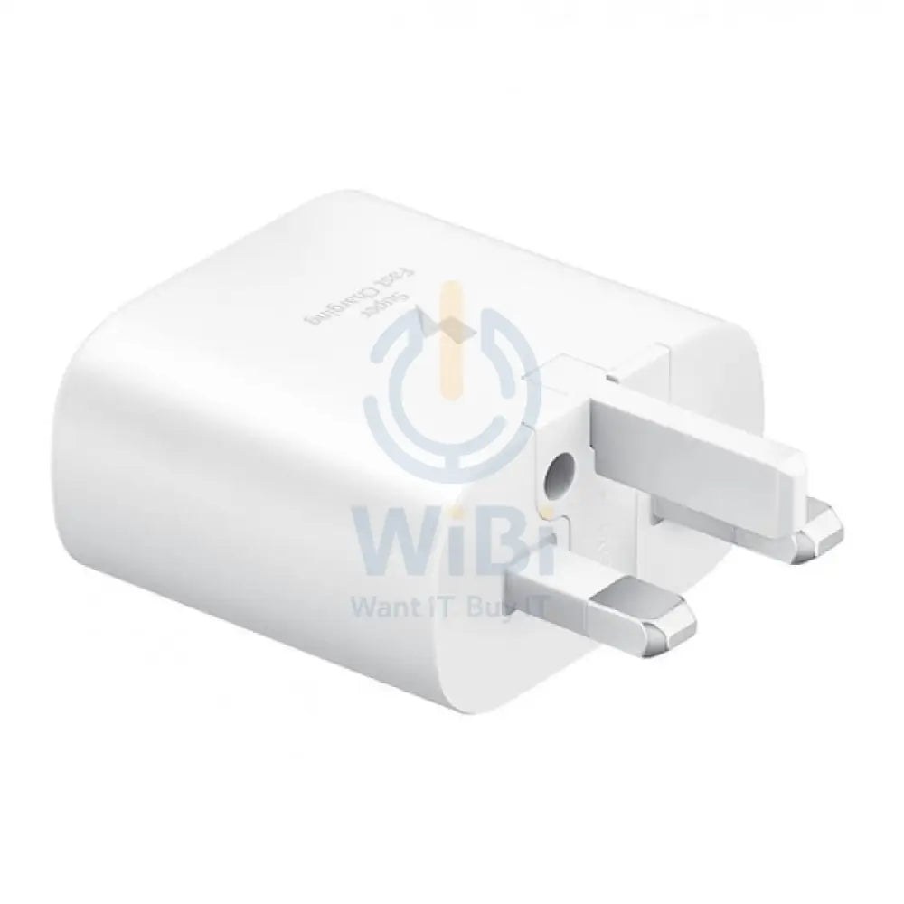 Samsung Travel Adapter With Cable - 25W / USB Type-C / White Accessories > Power Adapters