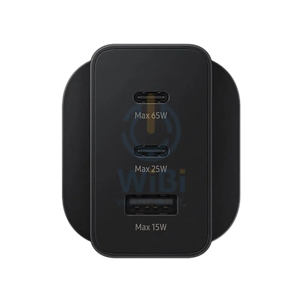 Samsung Trio Power Adapter - USB-C / USB-A / 65W / Black Accessories > Power Adapters