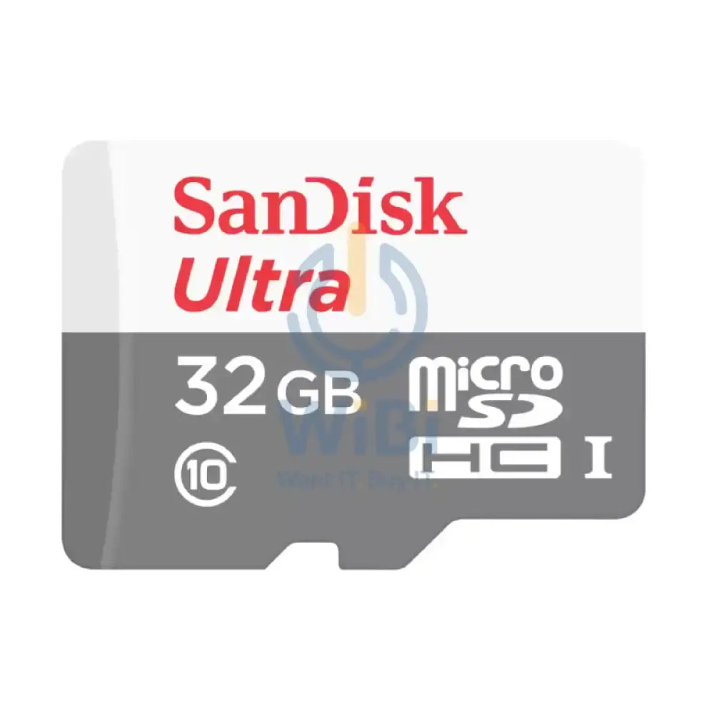 SanDisk Ultra microSDHC/microSDXC UHS-I Card - 32GB / Up to 100 MB/s + Logitech H340 Wired Head Phones + Logitech Mouse