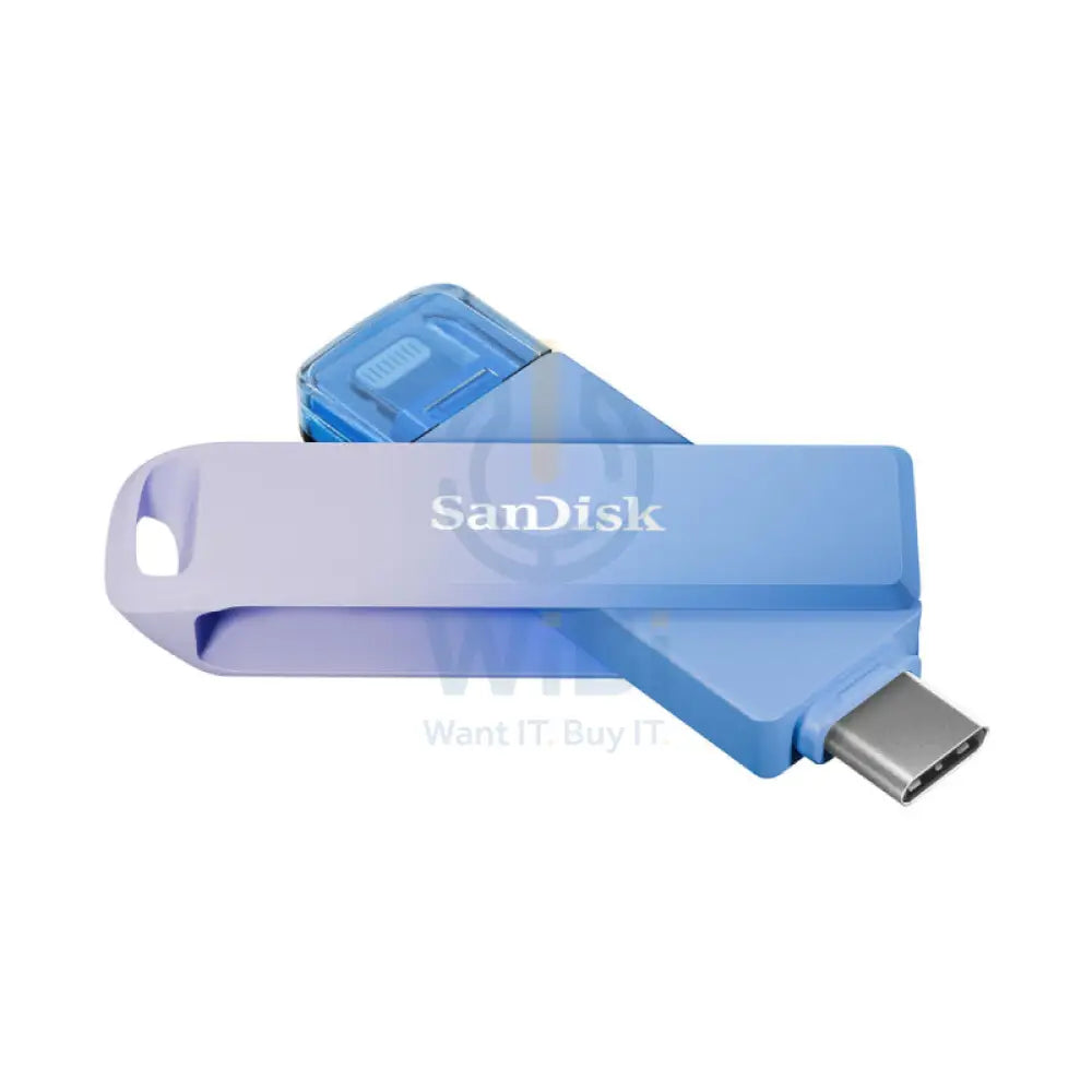 SanDisk Creator Phone Drive - 128GB / Up to 90 MB/s / Lightning / USB 3.2 Gen 1 Type-C / Adobe Lightroom 3-Months