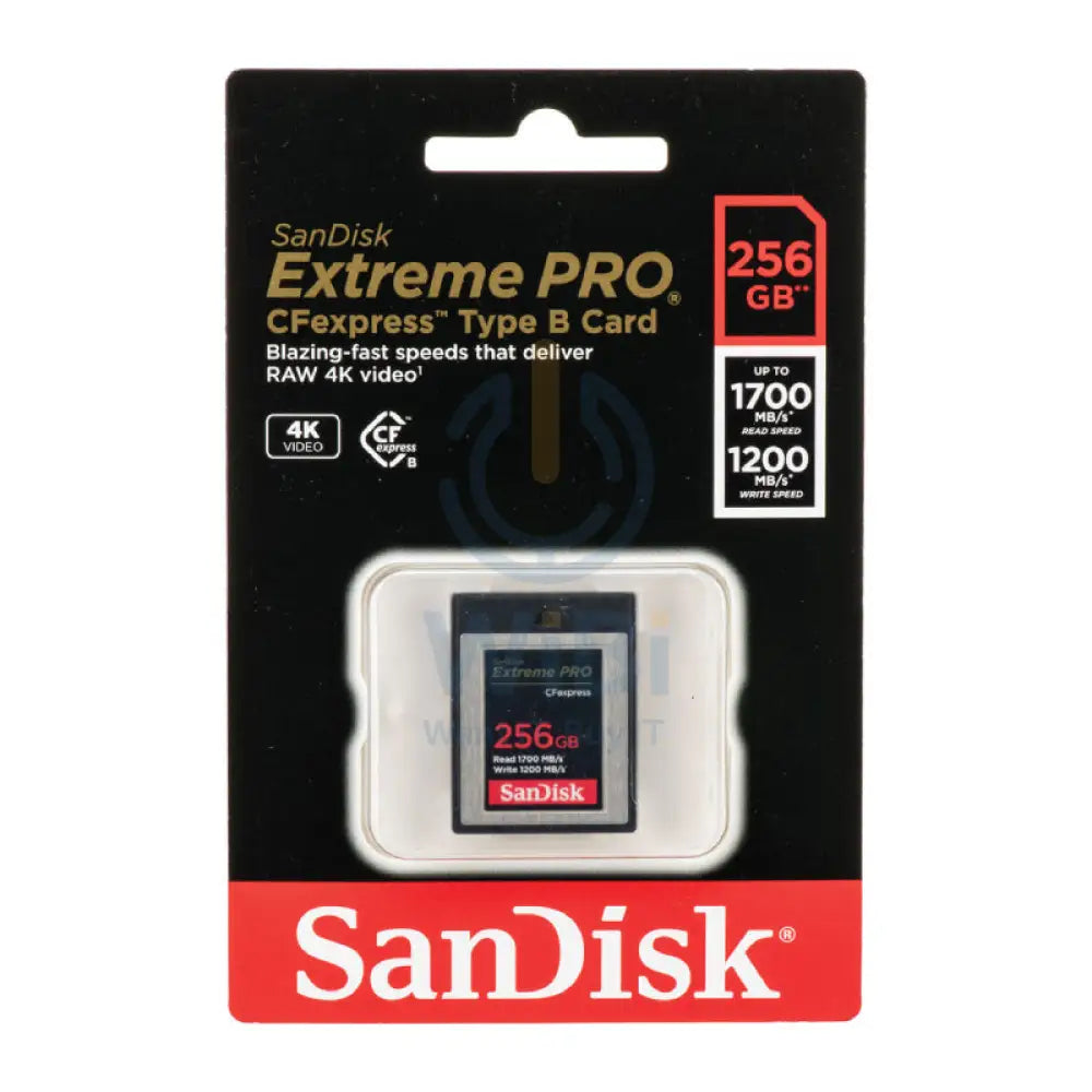 SanDisk Extreme Pro CFexpress Card Type B - 256GB / Up to 1700MB/s Storage > Memory Cards