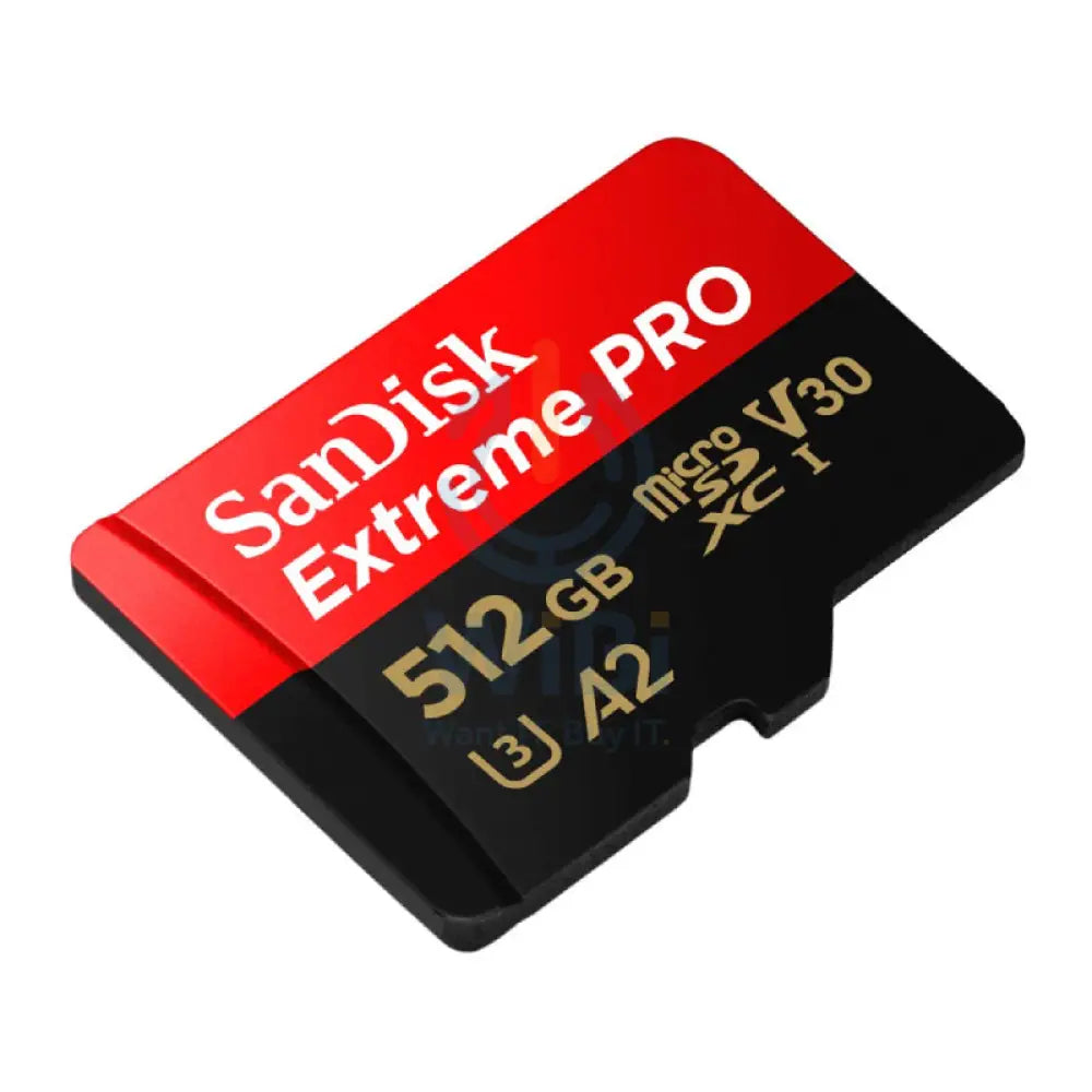 SanDisk Extreme PRO microSDXC UHS-I CARD with Adapter - 512GB / Up to 200 MB/s Storage > Memory Cards