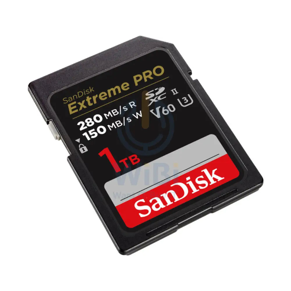 SanDisk Extreme PRO SDXC UHS-II Card - 1TB / Up to 280MB/s Storage > Memory Cards
