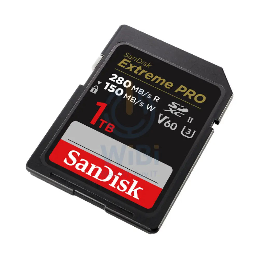 SanDisk Extreme PRO SDXC UHS-II Card - 1TB / Up to 280MB/s Storage > Memory Cards