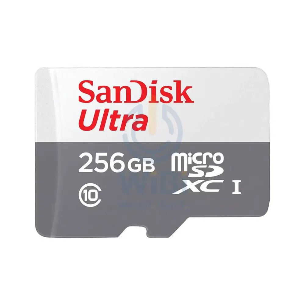 سانديسك ألترا microSDHC/مايكروSDXC UHS-I بطاقة UHS-I - 256 جيجابايت / فوق إلى 100 ميجابايت/ث تخزين > ذاكرة بطاقات