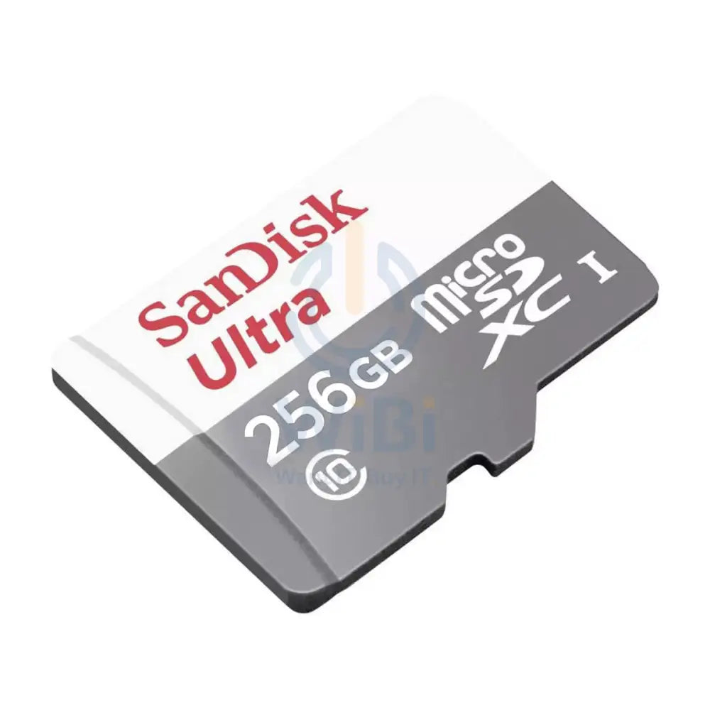 سانديسك ألترا microSDHC/مايكروSDXC UHS-I بطاقة UHS-I - 256 جيجابايت / فوق إلى 100 ميجابايت/ث تخزين > ذاكرة بطاقات