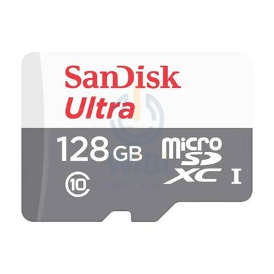 سانديسك ألترا microSDXC بطاقة microSDXC بطاقة - 128 جيجابايت / فوق إلى 80 ميجابايت/ثانية / أسود تخزين >بطاقات ذاكرة