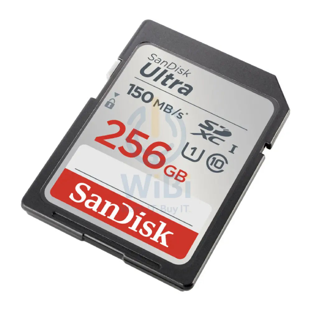 SanDisk Ultra SDHC UHS-I and SDXC UHS-I Card - 256GB / Up to 150MB/s Storage > Memory Cards