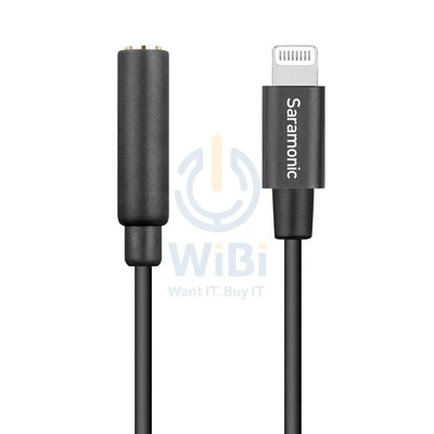 Saramonic 3.5mm Female TRRS to Lightning Adapter Cable - Black Accessories > Cables & Converters > Cables