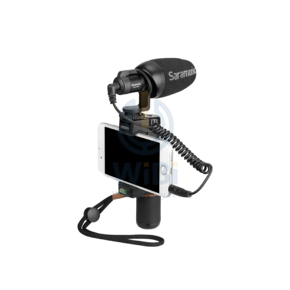 مكثف سارامونيك مكثف فيديو ميكروفون لكاميرا DSLR والهاتف الذكي - أسود اكسسوارات > الصوت > ميكروفون