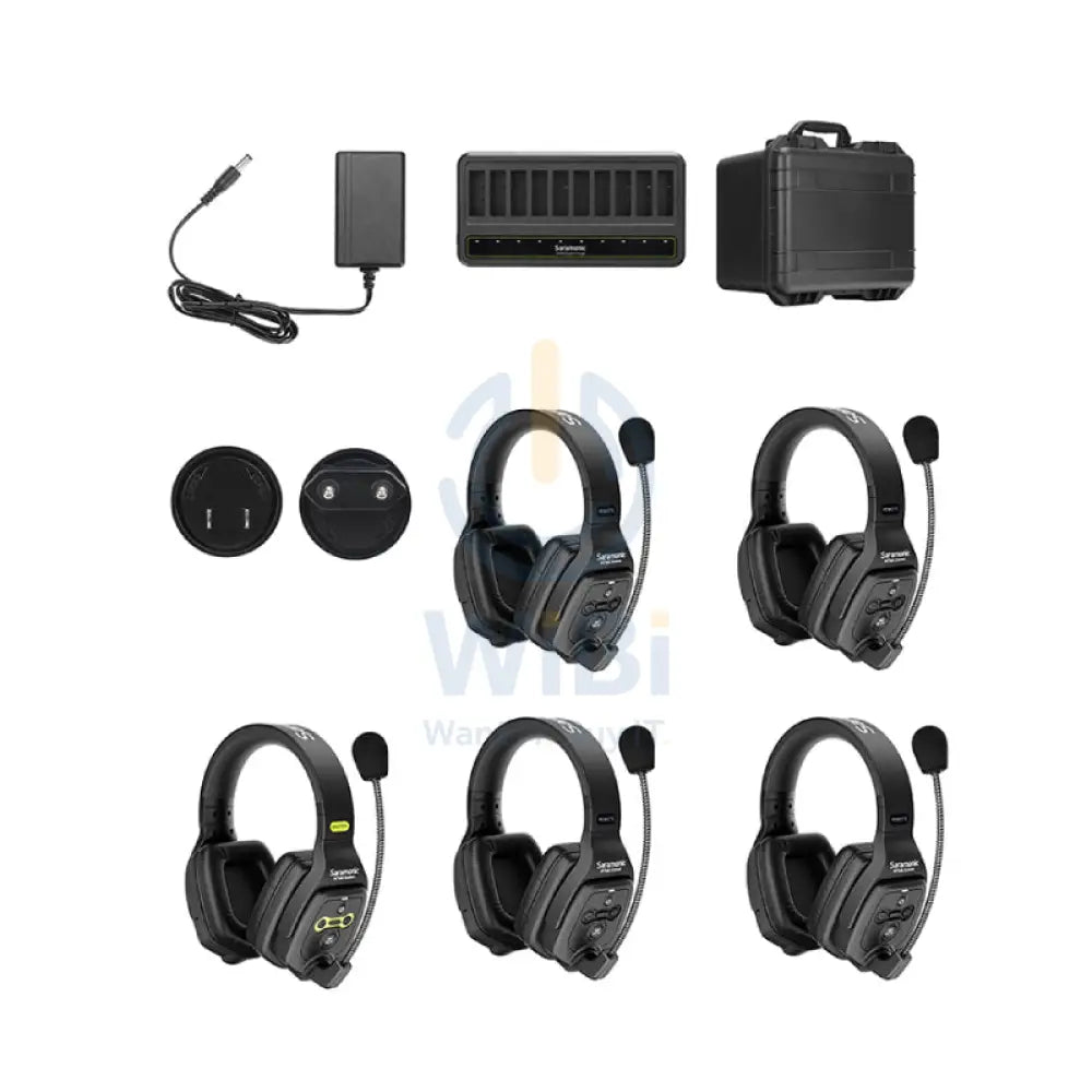 Saramonic WiTalk WT5D WiTalk Wireless Intercom Headset System - Black Accessories > Audio > Headphones