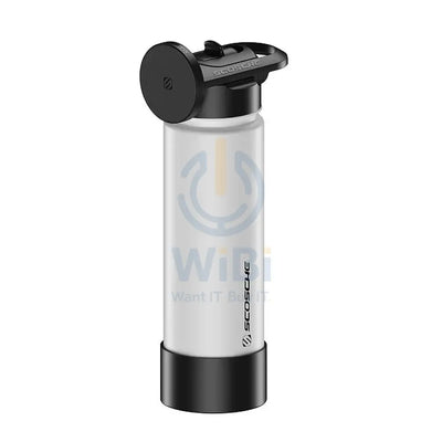 Bundle Offer - Scosche MagicMount Flask 650 ml Stainless Steel Insulated Water Bottle - White + Ice Towel (Sleeve Packaging) - Gray + Seawag Mela Universal SmartPhone WaterProof Case - Black + Waboba Classic Soccer ball - Sport line