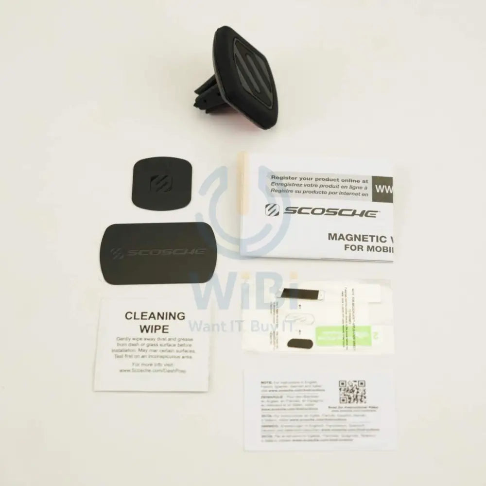 Scosche MagicMount Magnetic Vent Mount - Black Accessories > Mobiles & Tablets > Mobiles > Mobile Holder / Stands