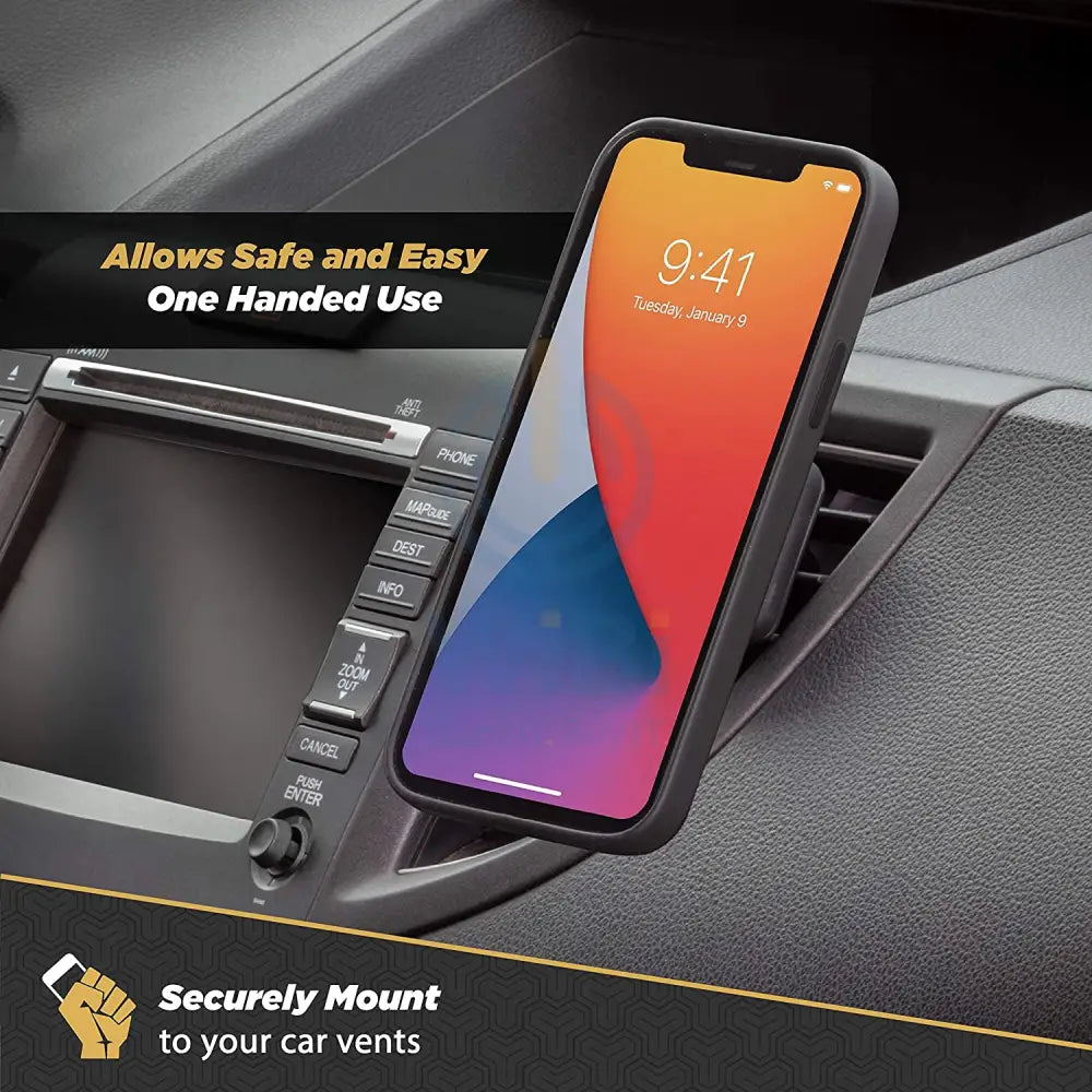Scosche MagicMount Magnetic Vent Mount - Black Accessories > Mobiles & Tablets > Mobiles > Mobile Holder / Stands