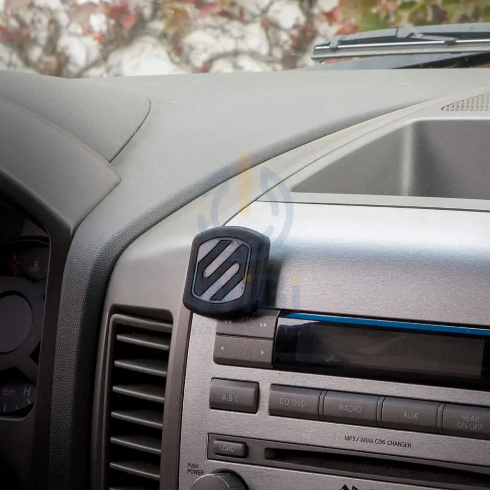 Scosche MagicMount Universal Magnetic Flush Mount Phone Holder for Car or Home Phone and GPS Mount - Black Accessories