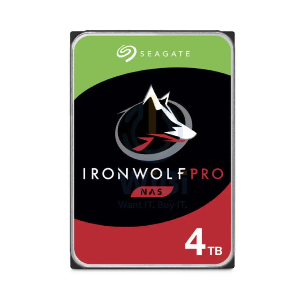 Seagate IronWolf Pro ST4000NT001 NAS Hard Drive - 4TB / SATA 6Gb/s / 256 MB Buffer Storage > NAS Hard Drives