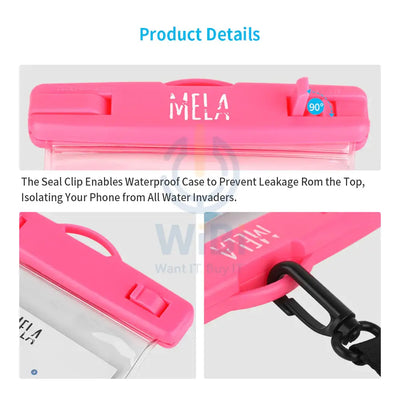 Seawag Mela Universal SmartPhone WaterProof Case - Pink Accessories > Mobiles & Tablets