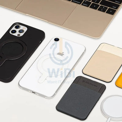 Sinjimoru M-Plate Universal Magnet Sticker Compatible with MagSafe Accessories - White Accessories > Mobiles & Tablets