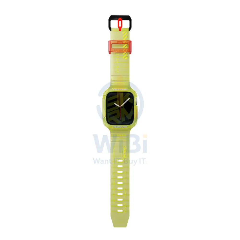 SKINARMA Apple Watch Strap Saido 45/44 mm - Neon Yellow Accessories > Smart Watches