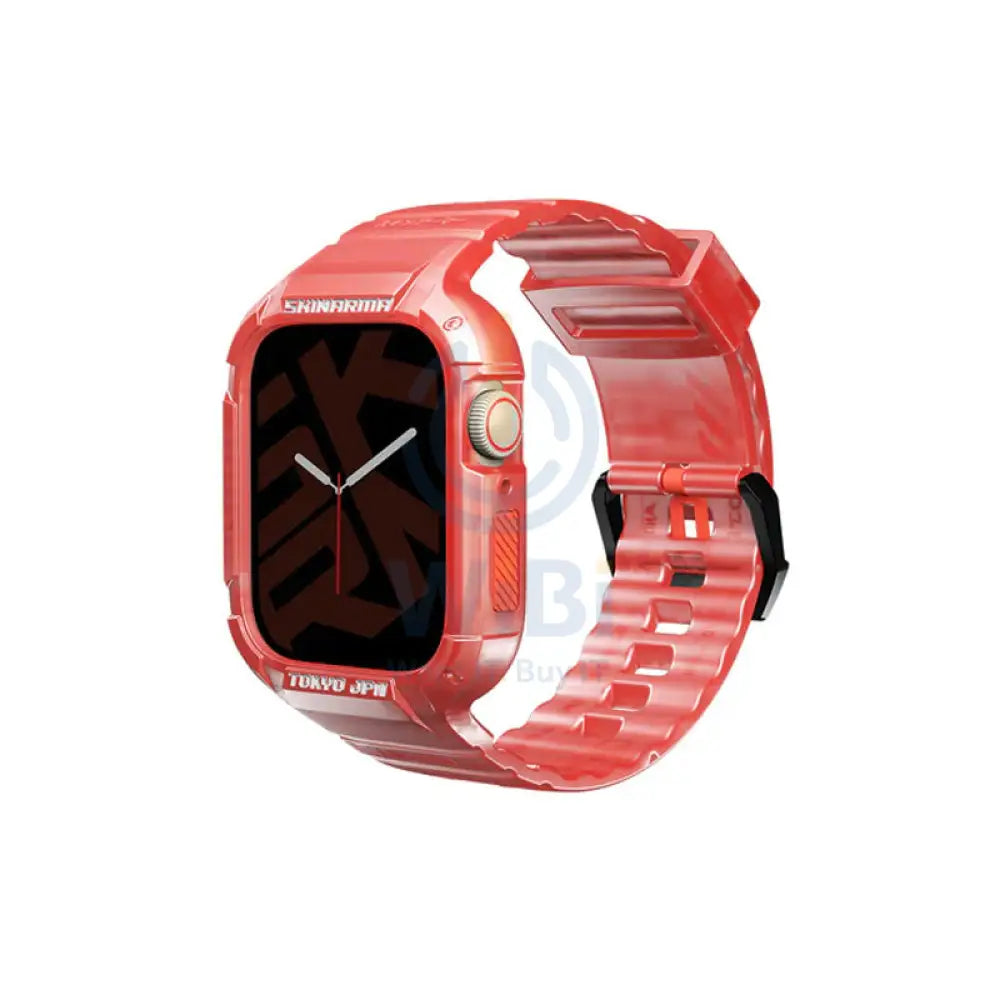 SKINARMA Apple Watch Strap Saido 45/44 mm - Red Accessories > Smart Watches
