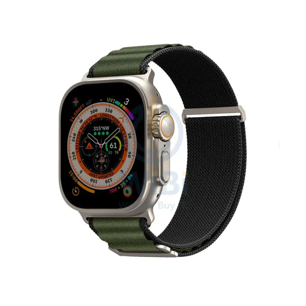 SKINARMA APPLE WATCH STRAP ULTRA KOBU 49 MM - Olive Accessories > Smart Watches