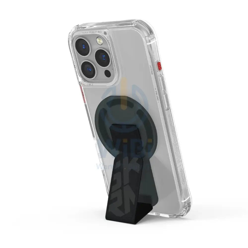 SKINARMA Arch XE Phaze Smart Magnetic Grip-Stand - Black Accessories > Mobiles & Tablets > Mobiles > Mobile Holder