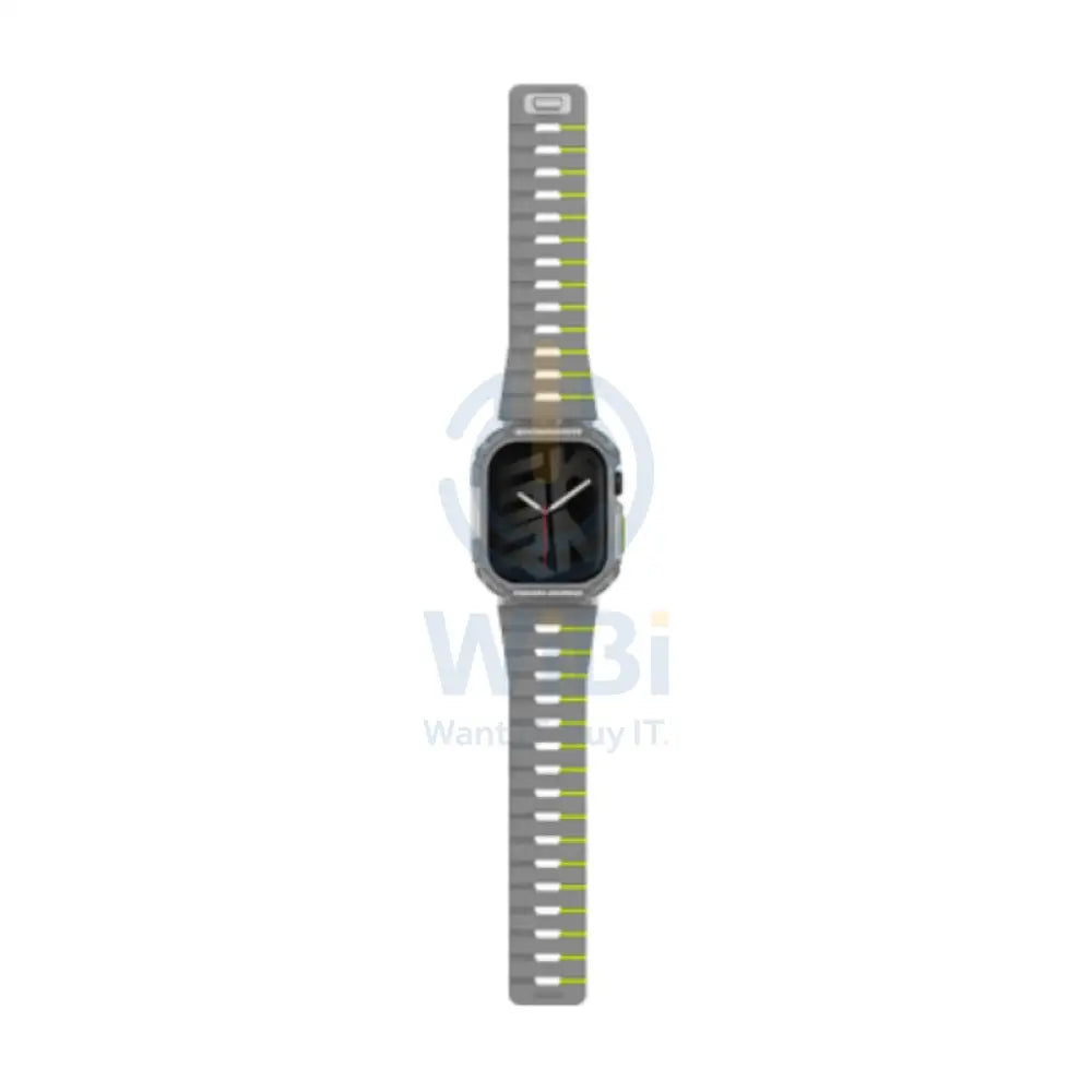 SKINARMA Gemini Magnetic Watch Strap with Atom Case - Apple Watch 46 mm / Lime Green Accessories > Smart Watches >