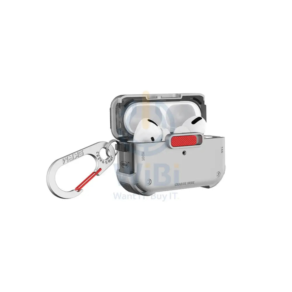SKINARMA Mecha Case - Airpods Pro 2 / Lightning / Type C - Chrome Accessories > Smart Watches