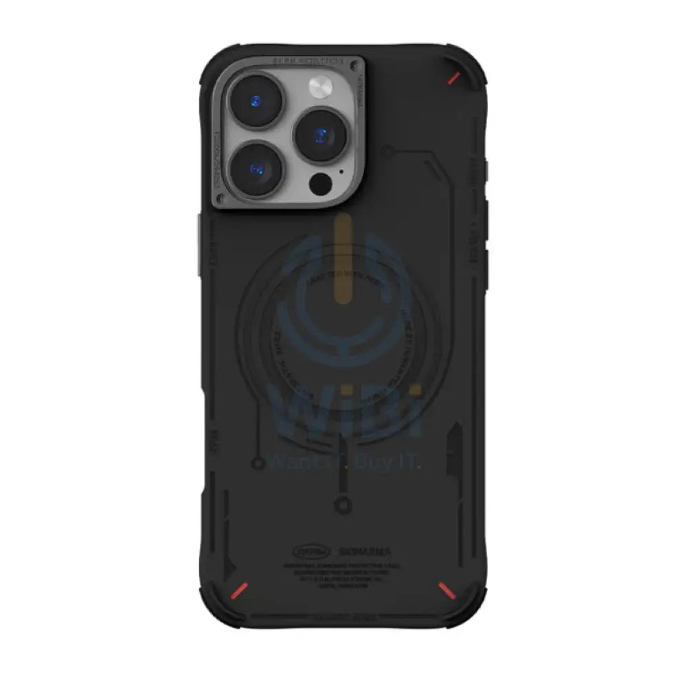 SKINARMA MECHA Mag-Charge - iPhone 16 Pro Max / Black Accessories > Mobiles & Tablets > Mobiles > Covers & Cases