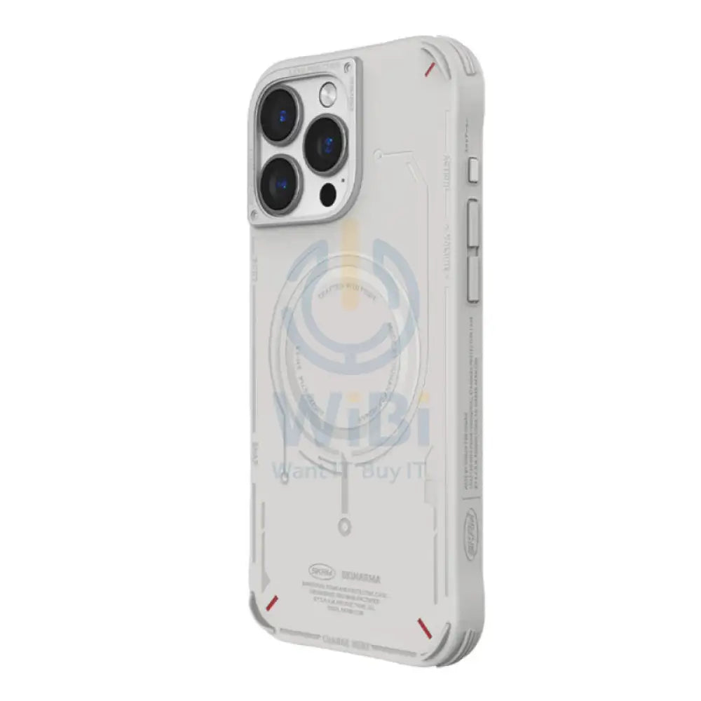 SKINARMA MECHA Mag-Charge - iPhone 16 Pro Max / Light Grey Accessories > Mobiles & Tablets > Mobiles > Covers & Cases