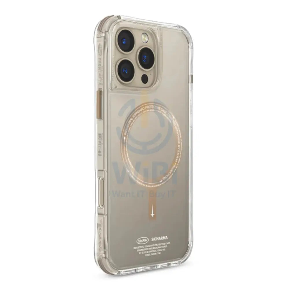 SKINARMA SAIDO Mag-Charge - iPhone 16 Pro / Champagne (Prime Edition) Accessories > Mobiles & Tablets > Mobiles >