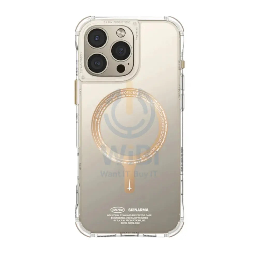 SKINARMA SAIDO Mag-Charge - iPhone 16 Pro / Champagne (Prime Edition) Accessories > Mobiles & Tablets > Mobiles >